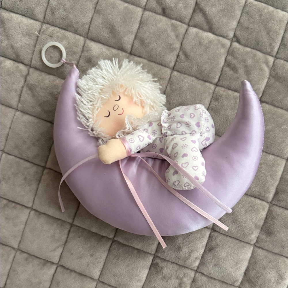 Russ Lavender Moon Baby Plush with Pink-Print Pajamas